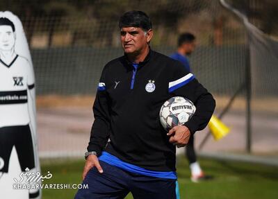  واکنش جنجالی مربی استقلال به حواشی بازی پرسپولیس +عکس