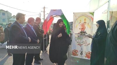  اعزام دختران دانش آموز آستانه اشرفیه به مناطق عملیاتی جنوب