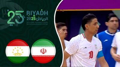  فیلم/ خلاصه فوتسال ایران ۴ - تاجیکستان ۱ - پارس فوتبال