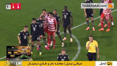  گل دوم دوئخی به بایرن مونیخ روی دفع اشتباه هری کین (اونیون برلین 2-1 بایرن مونیخ) - پارس فوتبال