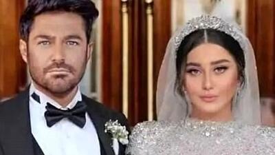  فیلم/نگاهی به چیدمان تالار عروسی شاهانه و لاکچری آقای سبک زندگی، محمدرضا گلزار و همسر آیسان آقاخانی+ لباس عروس اروپایی و دسته گل منحصربه‌فرد