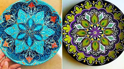  15 اثر هنری خیره‌ کننده بشقاب ماندالا تزئینی با الهام از طرح‌ های شرقی