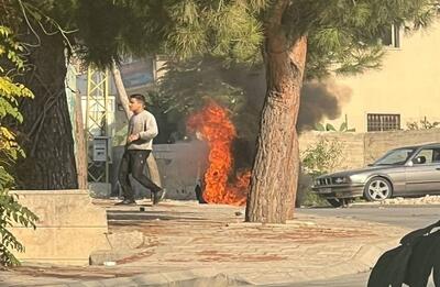  حملات پهپادی اسرائیل به جنوب لبنان+ تصاویر