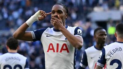  فیلم گل مساوی تاتنهام به منچستر یونایتد توسط ماتیس تل در دقیقه 84