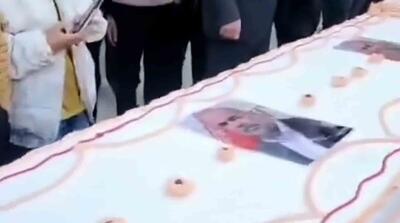  تصاویر کیک تولد 12 متری یک نماینده مجلس!