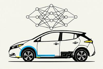  نیسان با هوش مصنوعی زمان تست خودروهای برقی را نصف می‌کند + ویدیو