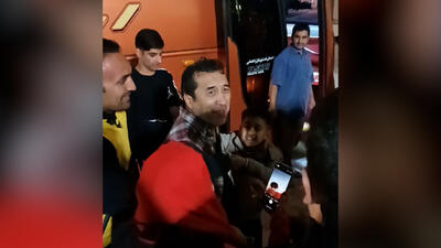  درگیری لفظی خداداد با هوادار خیبر