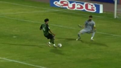  گل دوم خیبر به تراکتور (مرادی)