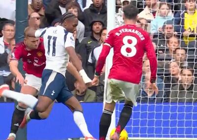  گل اول تاتنهام به منچستریونایتد توسط ماتیس تل