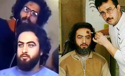  سفر زمان | مراحل گریم مصطفی زمانی «یوزارسیف» در پشت‌صحنه سریال یوسف پیامبر