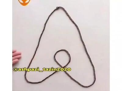  آموزش ساخت آویز گلدان