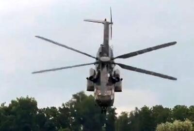  تیک‌آف زیبای قدرتمندترین هلی‌کوپتر ارتش آلمان