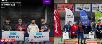  رقابت های پرشور تنیس و پدل در البرز به مناسبت هفته بسیج