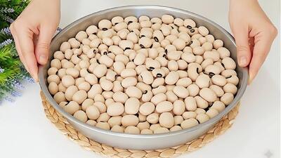  روش طبیعی برای گرفتن نفخ لوبیا / جوشاندن و خیساندن لوبیا چشم بلبلی