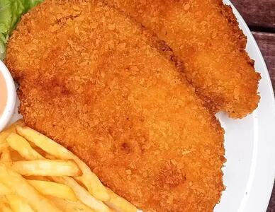  طرز تهیه شنیسل مرغ ترد و سوخاری به سبک فست فودی ها !