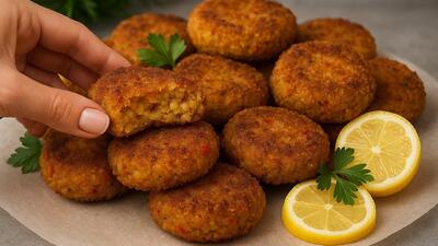  یک لیوان عدس دارید؟ طرز تهیه کتلت عدس بدون نیاز به ذره ای گوشت