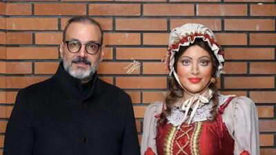  استایل استثنایی بهنوش طباطبایی در پشت صحنه الیور توئیست با حضور چهره‌های مشهور