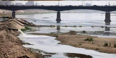  تصویری تکان‌دهنده از خشکسالی در رود دجله عراق