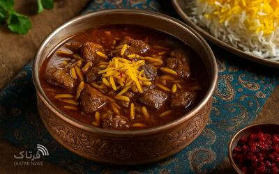  طرز تهیه خورش خلال کرمانشاهی اصیل به سبک مادربزرگ‌ها