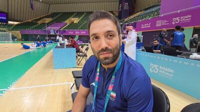  گفت و گو با محمد طاهری قبل از دیدار نیمه نهایی مقابل ازبکستان