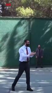  بسکتبال بازی کردن جولانی با فرماندهان سنتکام +فیلم
