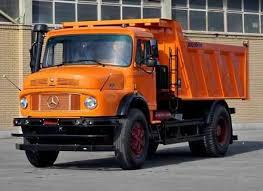  مزایده کامیون بنز کمپرسی تیپ 2 رنگ نارنجی