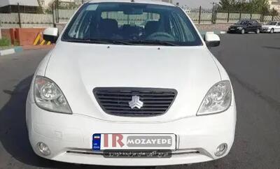  حراج 240/000/000 تومنی خودرو تیبا  رنگ : سفید  مدل : 95 (مصادره ای دولت)