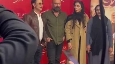  ویدئو/ مردم مشهد برای دیدن امین حیایی صف کشیدند