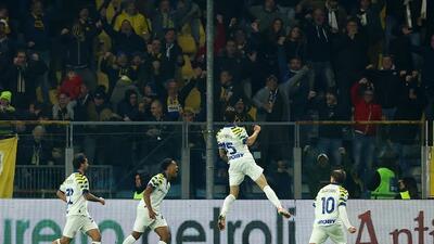  گل دوم پارما به میلان (دل پراتو)