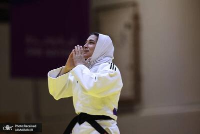  پرچمدار زن اولین مدال‌آور ایران در بازی های کشورهای اسلامی + عکس