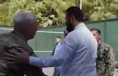  فیلم/ بسکتبال بازی کردن جولانی و فرمانده سنتکام در آمریکا