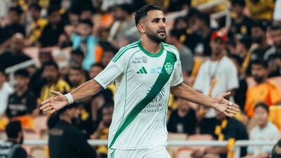  فیلم خلاصه بازی الاهلی 1-0 الاتحاد / دربی جده با تک گل ریاض محرز