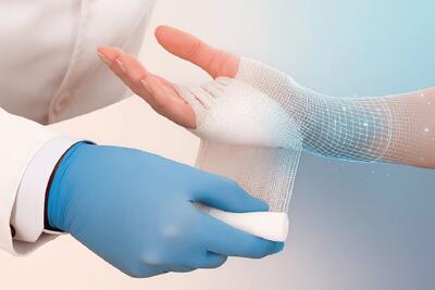  انقلاب در درمان زخم‌ها با پانسمان‌های هوشمند و سلول‌های بنیادی