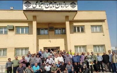  تجمع بازنشستگان تامین اجتماعی     در چند شهر