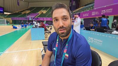  محمد طاهری: تمام هدفمان رسیدن به مدال طلا است
