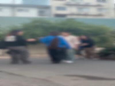  تصاویر تلخ از دعوای دسته‌جمعی دختران در رشت