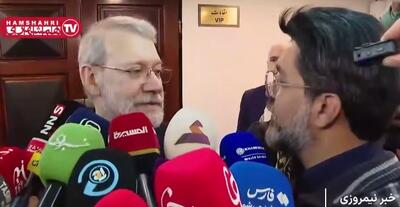  پاسخ جالب لاریجانی به سوال یوسف سلامی؛ شما طرفدار استقلال هستید؟