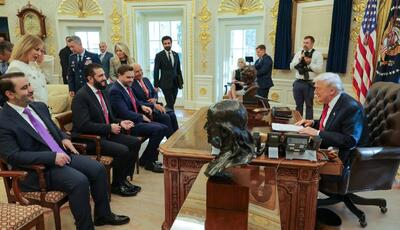  بیانیه حکومت جولانی درباره دیدار با ترامپ در کاخ سفید