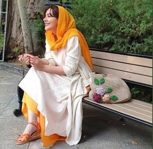  ندا قاسمی بازیگر زن محبوب ایرانی، شیرین نون‌ خ با صورت نصف و نیمه اما جذاب و زیبا + عکس