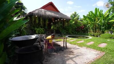  طرز تهیه بال مرغ کبابی سنتی در مناطق روستایی سنگاپور (فیلم)