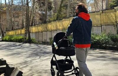  عکس بامزه و جالب از پسر کوچولوی بهرام رادان