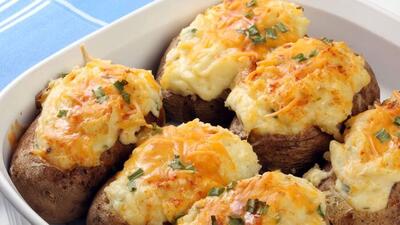  دلمه سیب زمینی شکم‌پر، غذایی خوشمزه و آسان