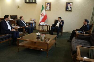 دیدار رییس سازمان زیباسازی شهرداری تهران با وزیر ورزش و جوانان