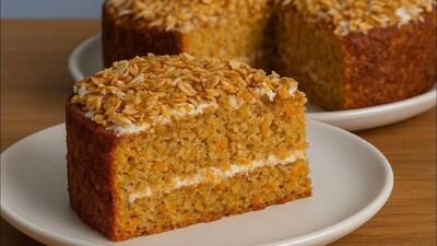  طرز تهیه کیک جو دوسر بدون شکر و آرد! سالم و رژیمی