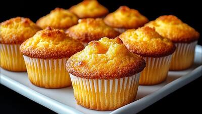  طرز تهیه مافین ژاپنی با ۶۰ گرم ماست و ۳ عدد تخم مرغ
