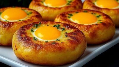  طرز تهیه صبحانه خوشمزه در ۱۰ دقیقه؛ ترکیب ساده ی سیب زمینی و تخم مرغ