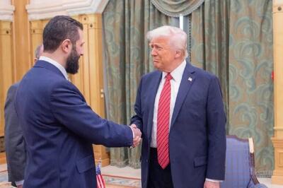  ورود مخفیانه جولانی به کاخ سفید بدون حضور رسانه‌ها+ فیلم