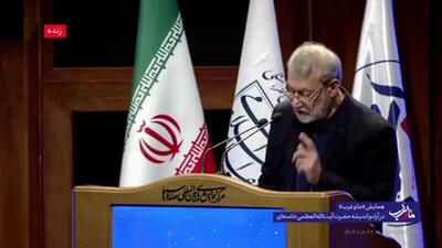 طعنه لاریجانی به دخالت‌های غربی‌ها با شعر سعدی!