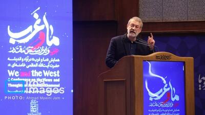  لاریجانی: غرب مناسبات جهانی را به قدرت گره زده است/ تاکید بر ضرورت حفظ وحدت ملی
