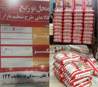  توزیع ۶۰۰ تن برنج وارداتی در مازندران برای تنظیم بازار